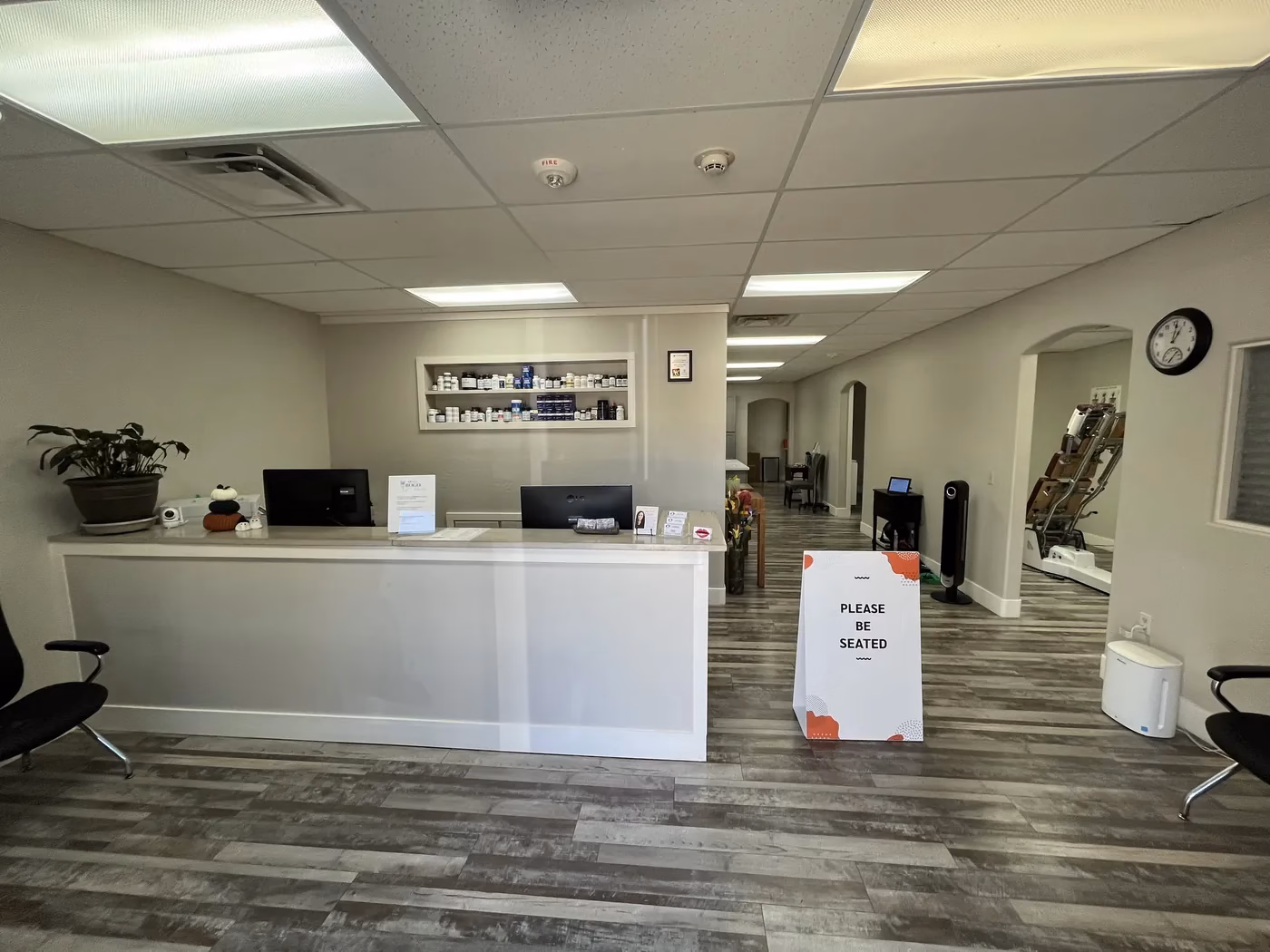 Front desk at Queen Creek Naturopathic